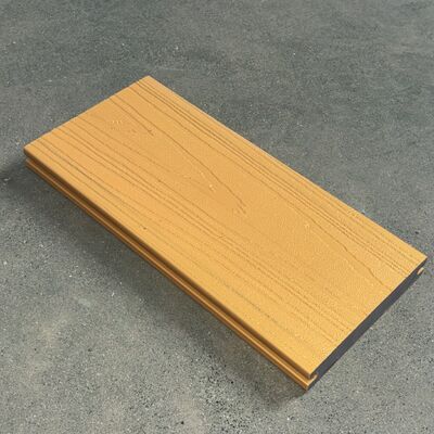 लक्ज़री पेटिना ग्लिमर गोल्ड डेकिंग के साथ धातु डब्ल्यूपीसी पैनल