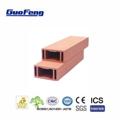 आउटडोर सजावटी इंजीनियर्ड प्लास्टिक लकड़ी समग्र खोखली डब्ल्यूपीसी बाड़