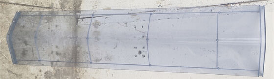 पवन प्रतिरोधी कक्षा 8 प्रकाश पारदर्शी छत पर्यावरण के अनुकूल आउटडोर डब्ल्यूपीसी पैनल गार्डन टूल हाउस को इकट्ठा करना आसान है