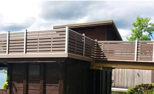 आधुनिक घरेलू सीमा के लिए छुपा हुआ फास्टनर डब्ल्यूपीसी फेंसिंग पैनल