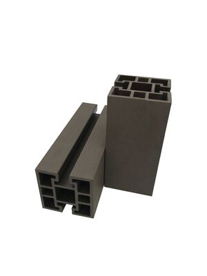 गर्म बिक्री लकड़ी प्लास्टिक समग्र रेलिंग डब्ल्यूपीसी प्लास्टिक रेलिंग बाड़