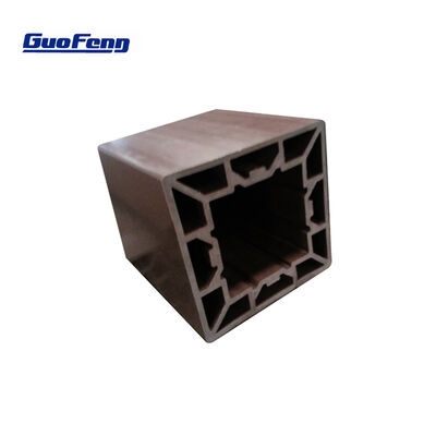 कैप्ड कम्पोजिट बाड़ 200 * 200 मिमी पुनर्नवीनीकरण डब्ल्यूपीसी बाड़ पोस्ट