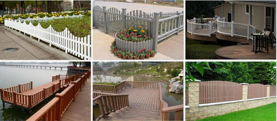 होटल के आउटडोर के लिए सजावटी बार डब्ल्यूपीसी फेंसिंग वाटरप्रूफ