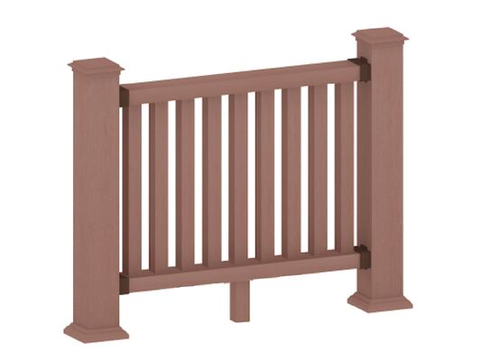 खेत की सीमा के लिए पर्यावरण-पुनर्नवीनीकरण डब्ल्यूपीसी बाड़ लगाना, दीमक रोधी