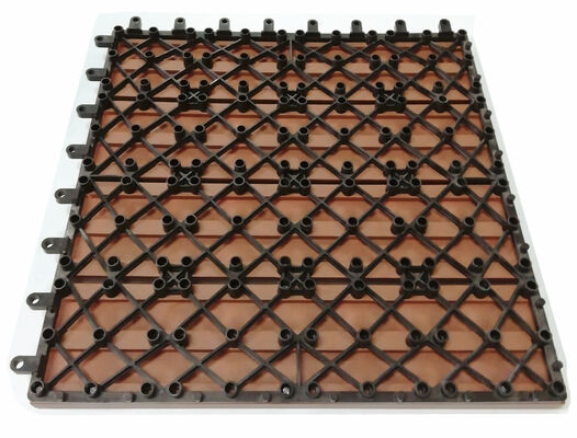 कंक्रीट स्लैब के लिए 30x30 सेमी इनडोर बालकनी फ़्लोरिंग DIY अपग्रेड घंटों में