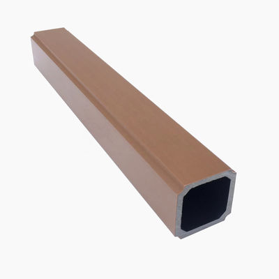 आउटडोर बलुस्ट्राडा डब्ल्यूपीसी रेलिंग वॉटरप्रूफ सह एक्सट्रूडेड कम्पोजिट रेलिंग