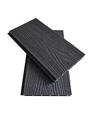 बगीचे की बालकनी के लिए 3डी उभरा हुआ डब्ल्यूपीसी बाड़ आउटडोर बाहरी डेकिंग