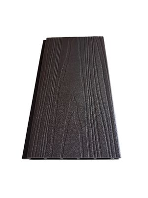 लकड़ी अनाज डब्ल्यूपीसी बाड़ लगाना 160*20 एंटी-यूवी लकड़ी प्लास्टिक समग्र बाड़ बोर्ड खोखले बाड़ पैनल